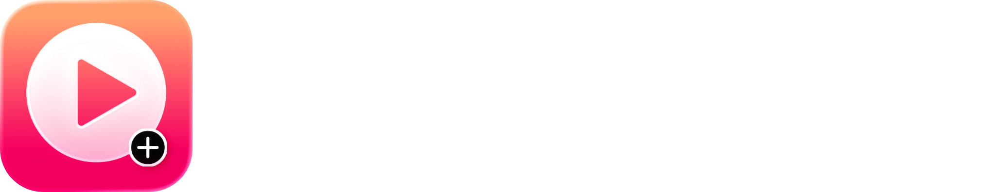 ReelMusic logo lockup, white text